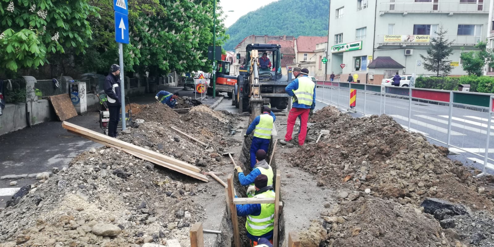 Lucrări de modernizare a rețelelor de apă - strada Al.I. Cuza