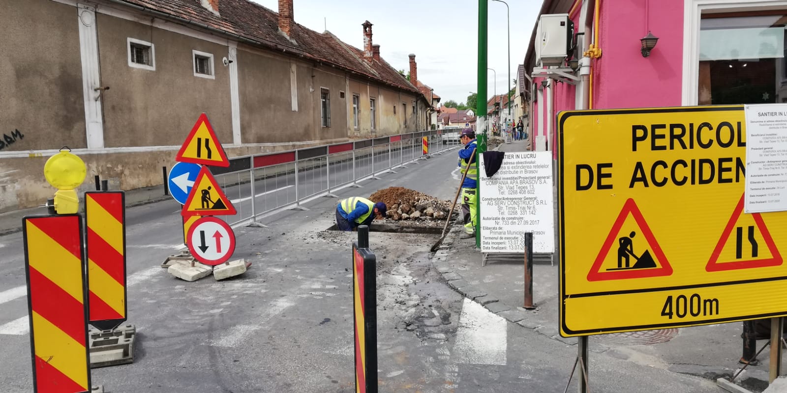 Lucrări de modernizare a rețelelor de apă - strada Carierei