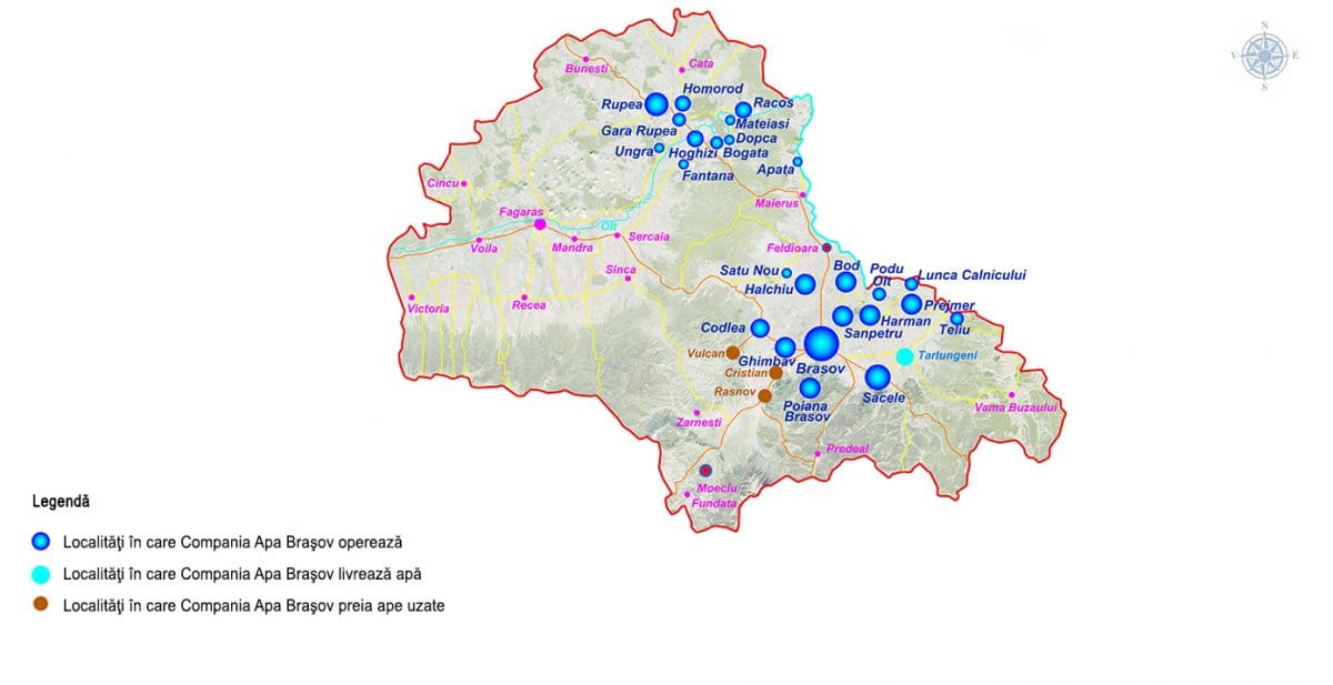 Operator regional Compania Apa Brasov